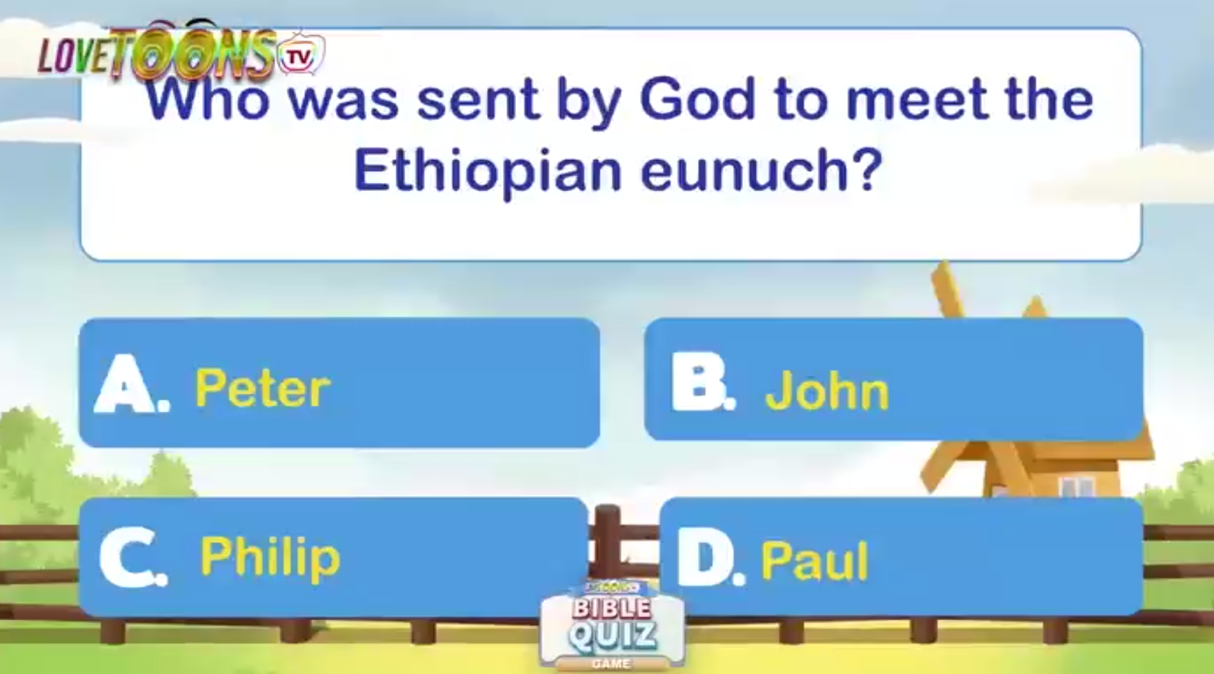 Episode 44 - BIBLE QUIZ | Lovetoons TV